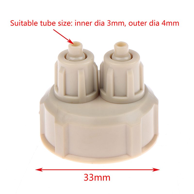 Planted Aquarium Tank Kit - 2個入り水槽用CO2システムチューブバルブゲージボトルキャップ、水槽用生植物エアディフューザー発生器キット