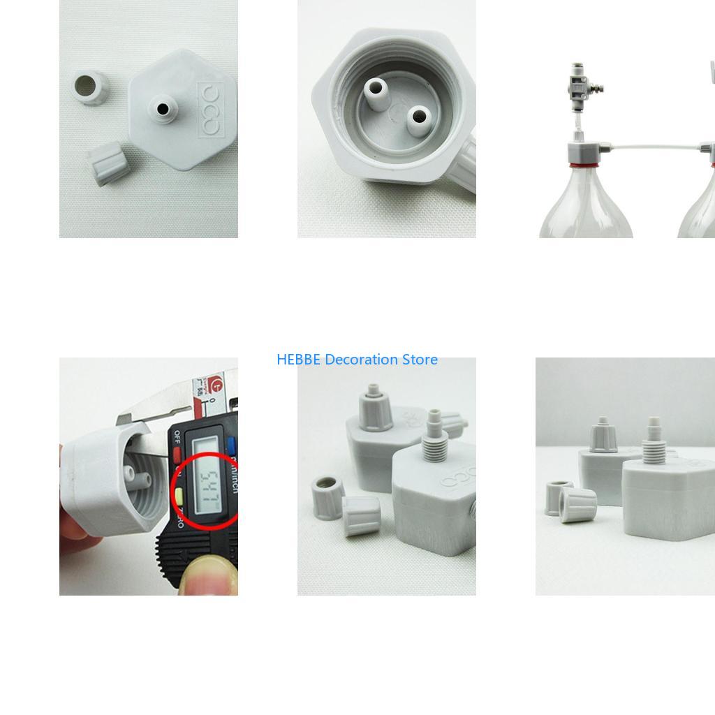 Planted Aquarium Co2 System - B0KC 水族館植栽システムキット DIY CO2 発生器クイックツイストプラスチックボトルキャップ