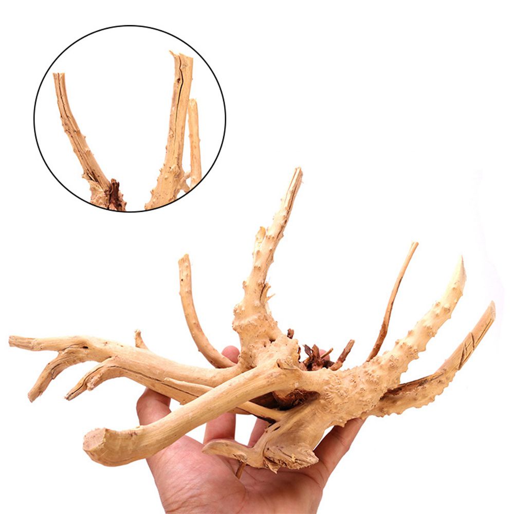 Aquarium Plant Root Tabs - 1 個木材天然トランク流木水族館の水槽植物の切り株水族館の水槽の装飾造園装飾