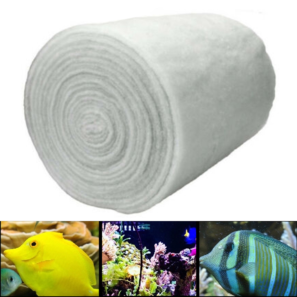 Aquarium Planted Filter - 水族館フィルターマット,綿,生物学的フィルター,水槽,水生植物,120x30cm x 2cm