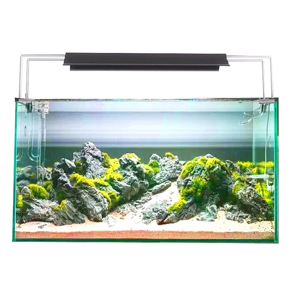 Planted Aquarium Hanging Light - 強力なLED水槽用WRGBライト、スマートアプリ制御、ブラケット付き吊り下げ式、24インチ、36インチ、48インチ淡水水槽用ライト