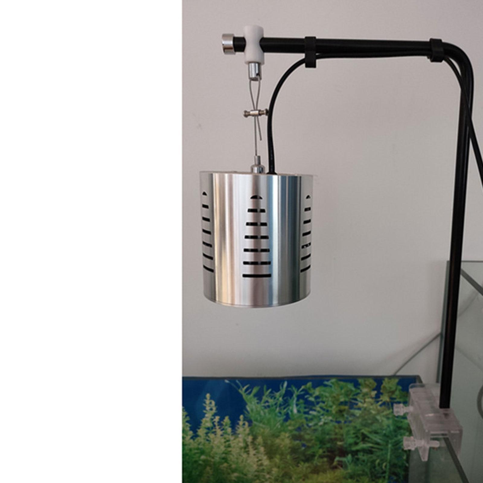 Planted Aquarium Hanging Light - 水生植物水槽用の軽量吊り下げランプ器具ブラケット調節可能な水族館ライトホルダー
