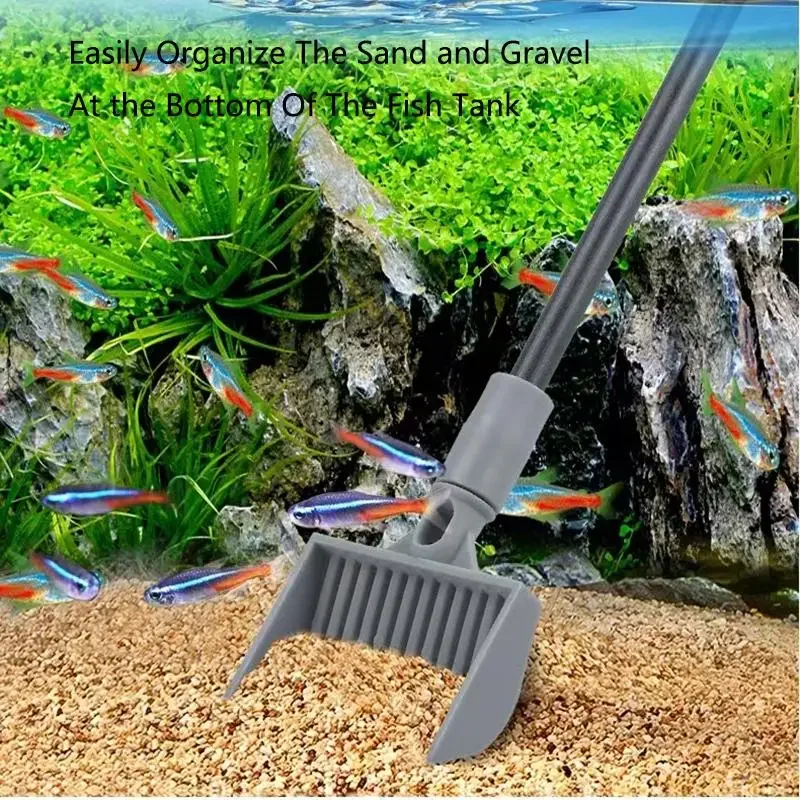 Planted Aquarium Cleaning Kit - 水槽クリーナー 魚タンクネットスクレーパーアクセサリー 多機能水槽魚タンク清掃ツールキット 藻類タンククリーナーセット