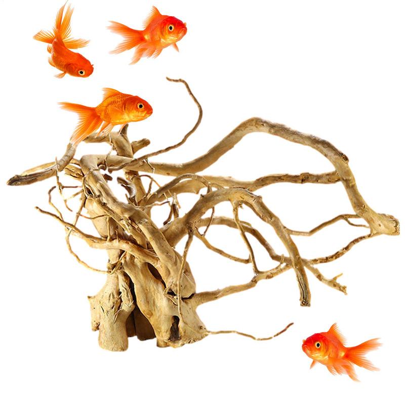 Aquarium Plant Root Tabs - 水族館用の流木植物装飾,幹の木,木の棒,無垢の爬虫類の枝,天然テラリウム装飾