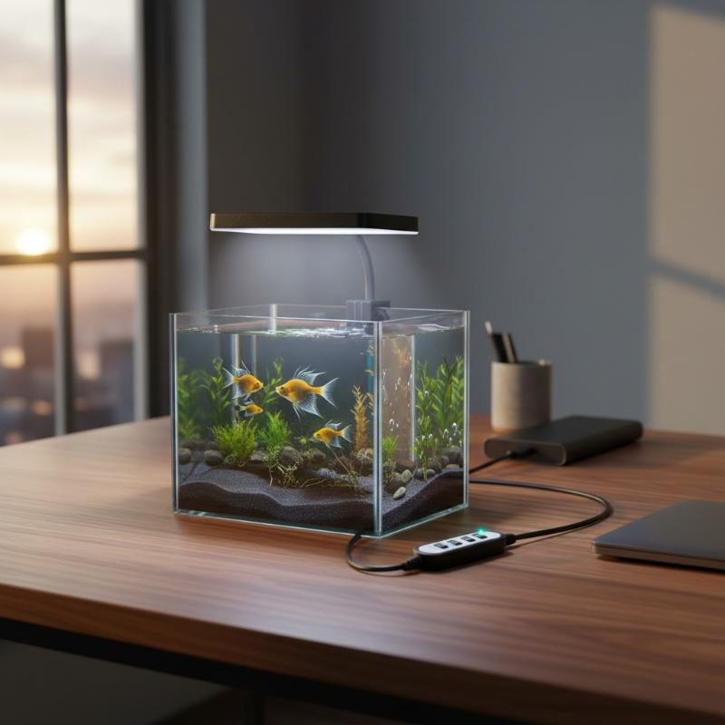 LED防水水槽ライト 360度調整可能角度 タイマー付きサイ - Aquarium Planted Aquarium のレビューと価格