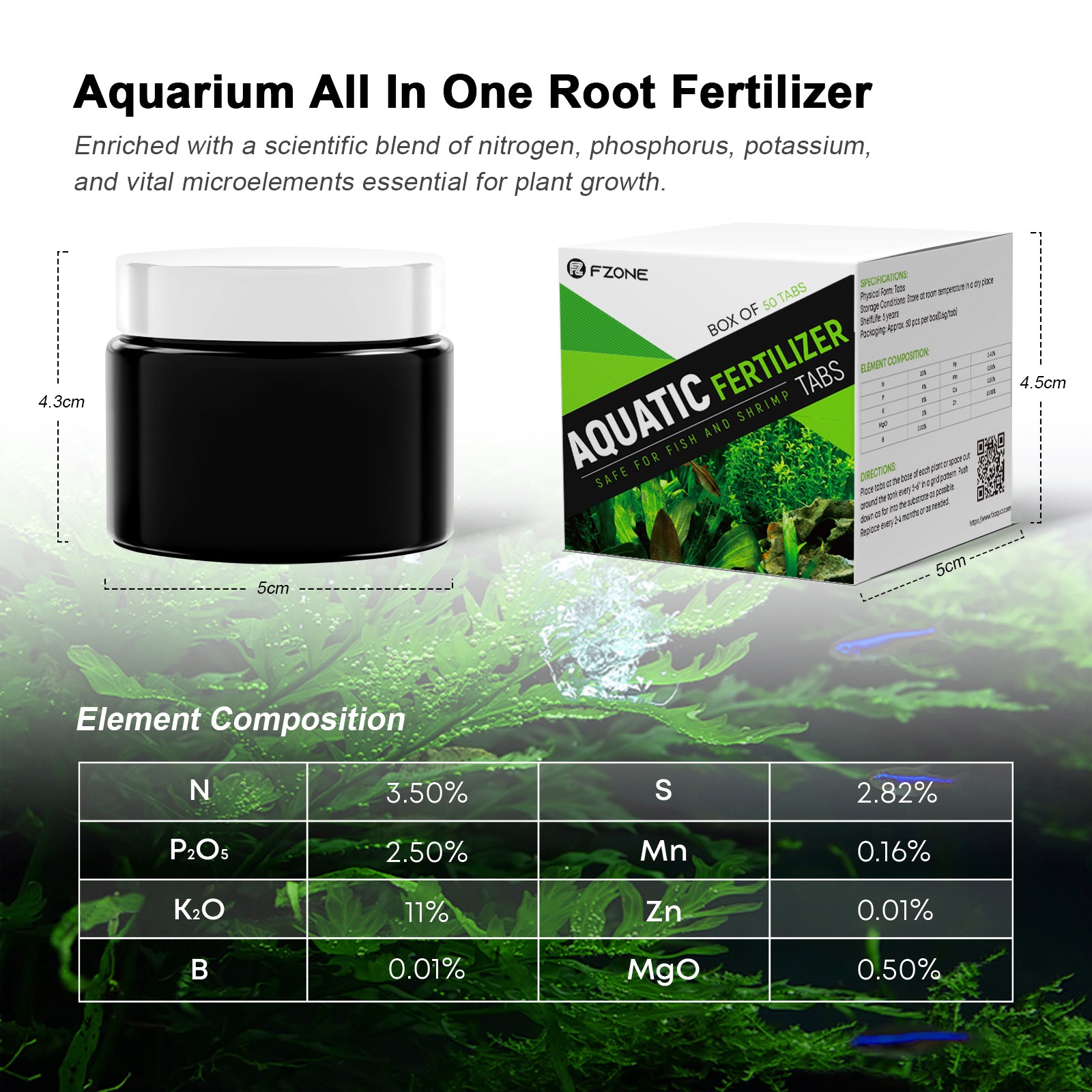 FZONE水槽用根肥料タブレット 水中分解式 超量銅フリー  - Aquarium Plant Root Tabs のレビューと価格