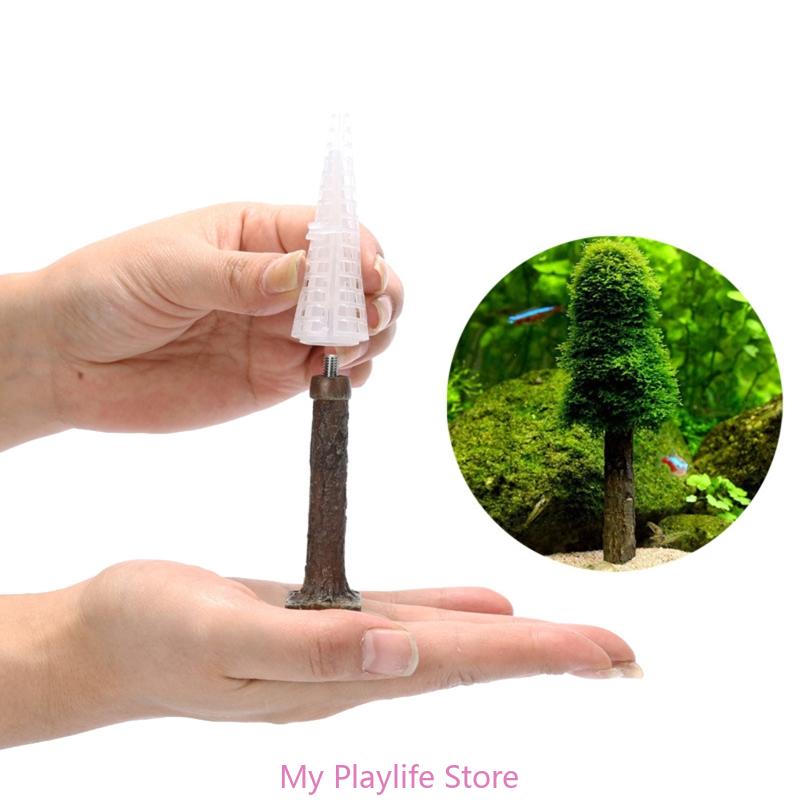 水族館の苔の装飾、植物ホルダー、あなた自身のミニ木の作成、森 - Planted Aquarium Moss のレビューと価格