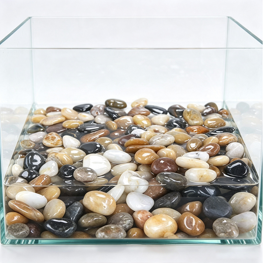 300-700gの滑らかな川の小石、植物鉢の装飾用石、盆栽の - Aquarium Planted Aquarium のレビューと価格