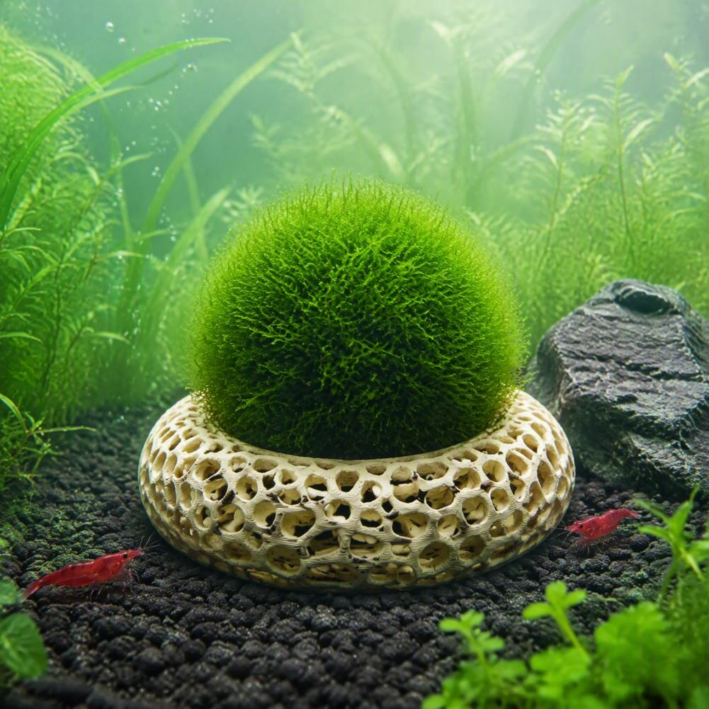小型エビ用の生息環境セット（2個入り）。水槽用のエビ用洞窟。 - Planted Aquarium Moss のレビューと価格