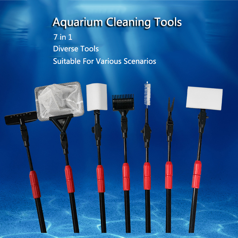 水族館水槽洗浄ツールキット,藻類水槽クリーナーセット,ネット - Planted Aquarium Cleaning Kit のレビューと価格
