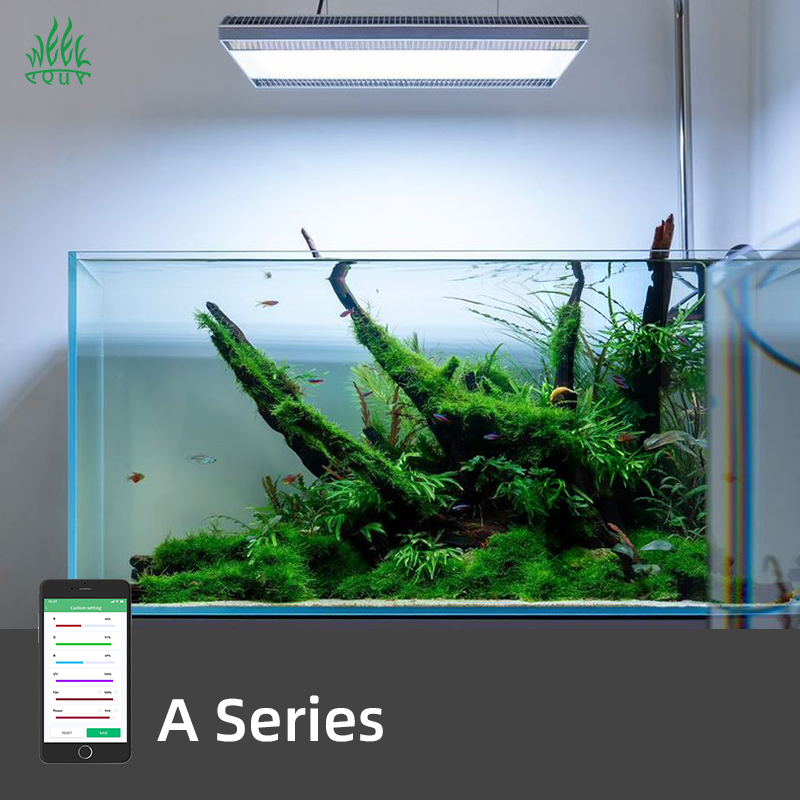 ウィークアクア A430 プロ LED水槽ライト RGB U - Planted Aquarium Hanging Light のレビューと価格