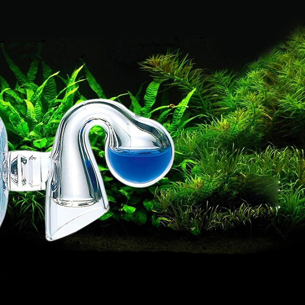 水槽用CO2濃度モニター、ガラス製ドロップ式CO2指示器、水 - Planted Aquarium Co2 System のレビューと価格
