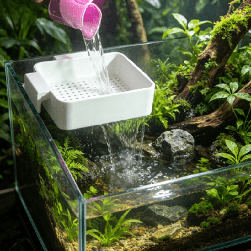 水槽水交換器 魚タンク水流拡散器 防滴ブラケット 水生植物用 - Planted Aquarium With Sand のレビューと価格