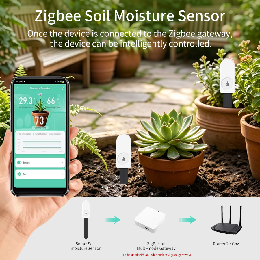 スマートZigbee 3.0土壌テスター、植物・庭園用湿度・ - Tissue Culture Plant のレビューと価格