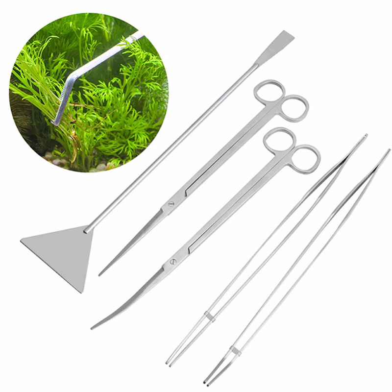 プロ仕様の水槽メンテナンスツールキット。水槽クリーナー、ピン - Planted Aquarium Tank Kit のレビューと価格