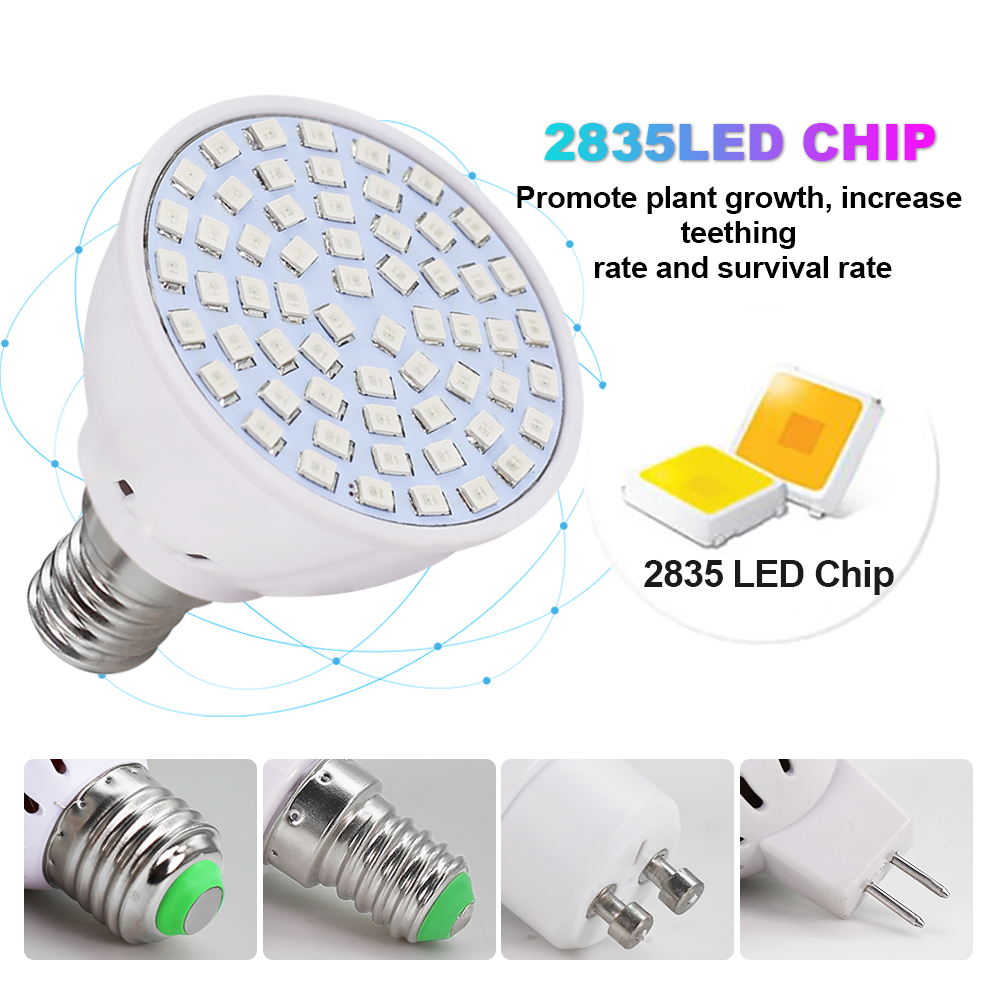 Led 成長電球 220V E27 60 80LED フルス - Aquarium Plant Root Tabs のレビューと価格