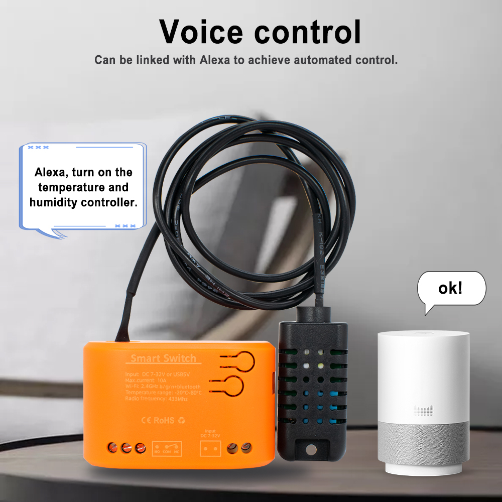 Tuya WiFi 温度湿度センサー外部プローブ付きスマート - Aquarium Planted Aquarium のレビューと価格