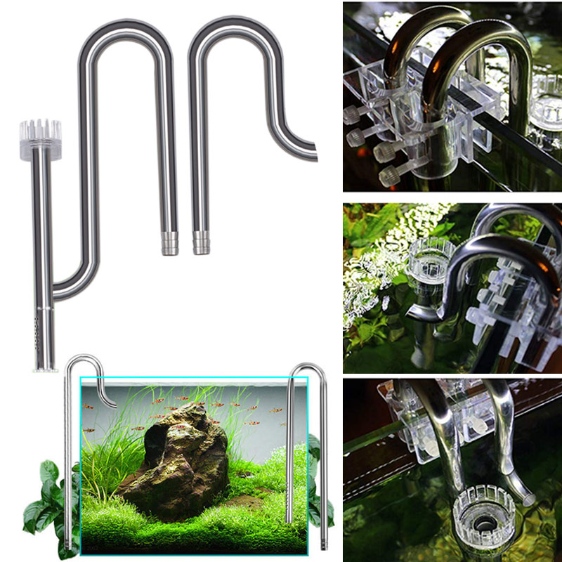新しい水槽の底部ステンレス鋼と回転フィルターを備えた魚の植物 - Aquarium Planted Filter のレビューと価格