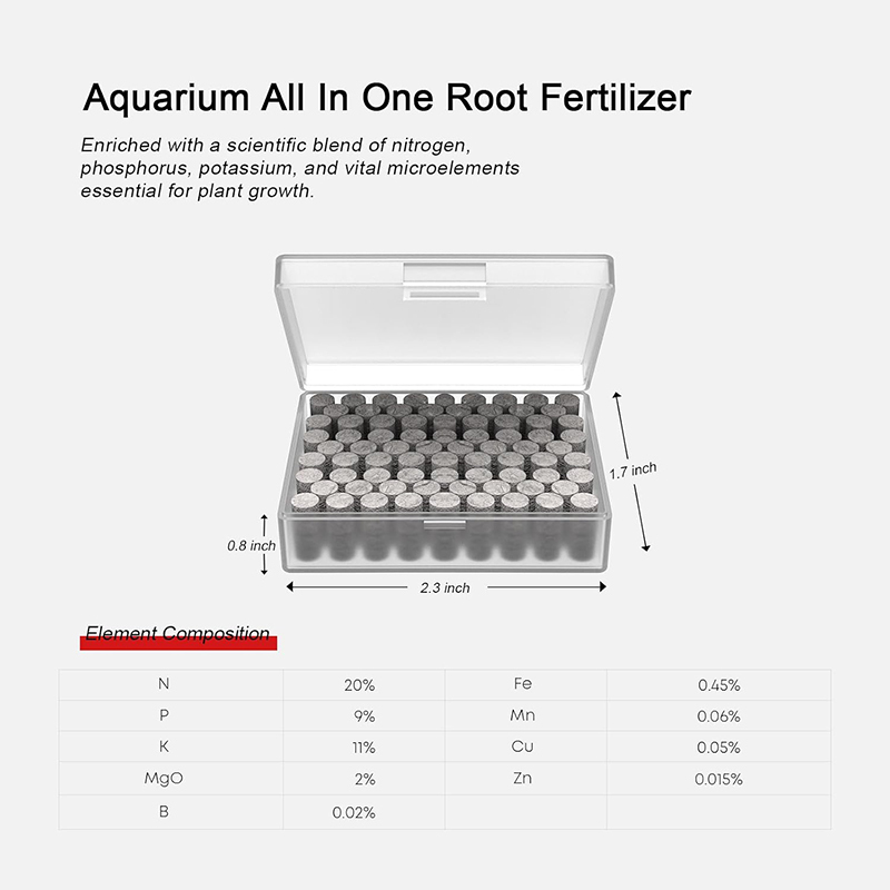 FZONE ルートタブ 淡水水槽用植物肥料 50個入り アク - Aquarium Plant Root Tabs のレビューと価格