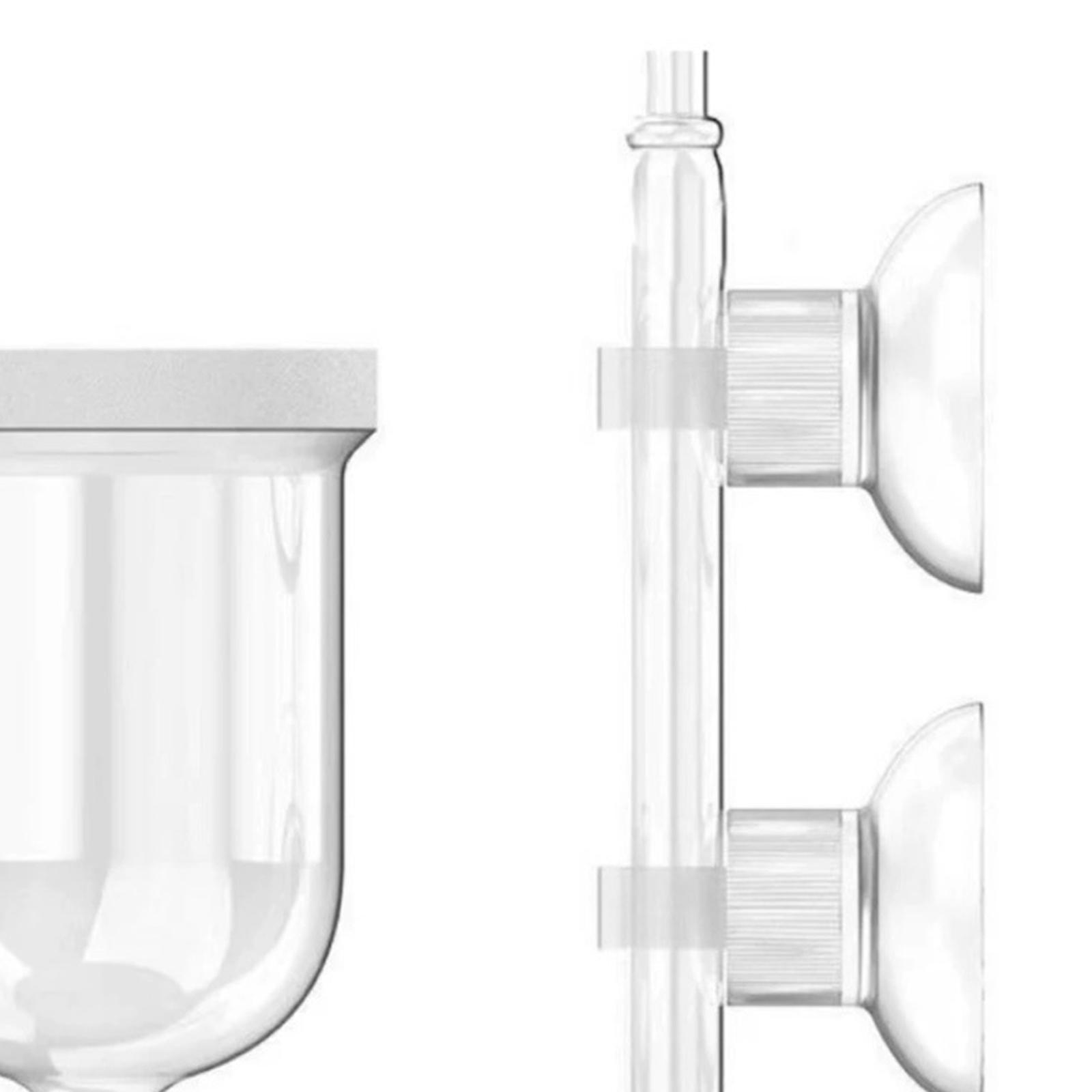 ガラス製CO2ディフューザー（クリア）吸盤と気泡計付き 水槽 - Planted Aquarium Co2 System のレビューと価格