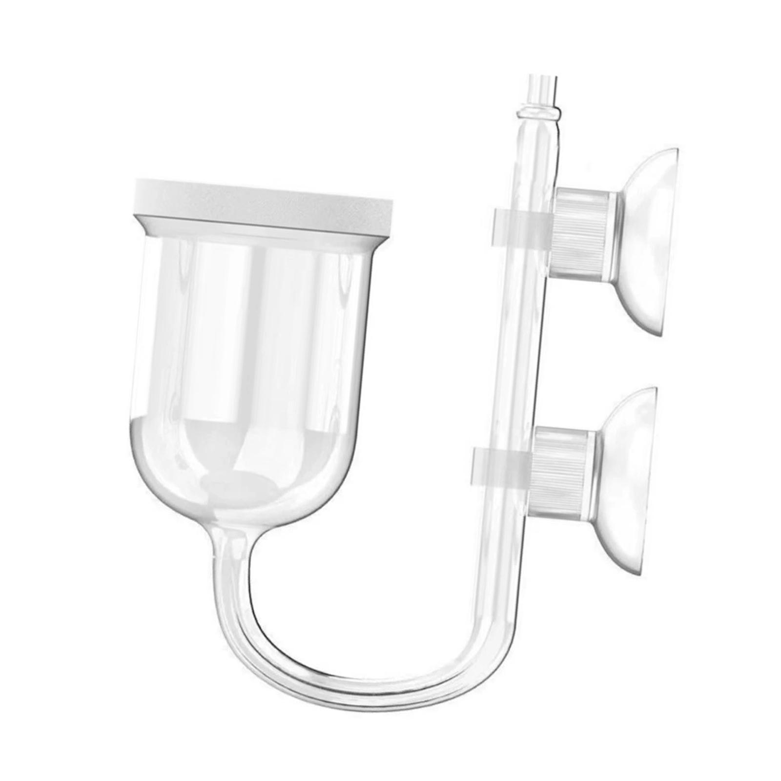 ガラス製CO2ディフューザー（クリア）吸盤と気泡計付き 水槽 - Planted Aquarium Co2 System のレビューと価格