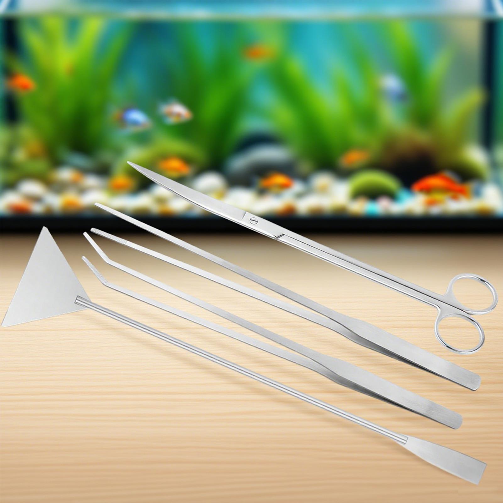 水族館クリーニングツールテラリウム植物ツールはさみキットステ - Planted Aquarium Cleaning Kit のレビューと価格