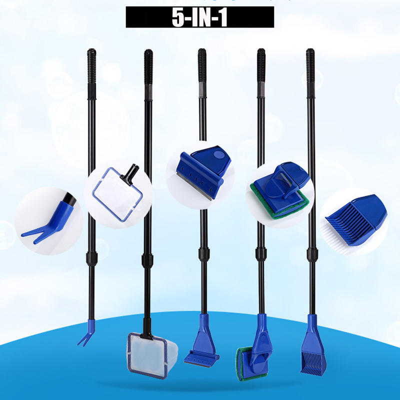 6-IN-1 水族館クリーニングツールキット水槽クリーンセッ - Planted Aquarium Cleaning Kit のレビューと価格